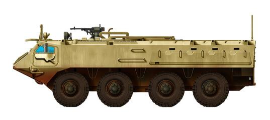 BTR-60 Buffalo (The concept of a new armored personnel carrier for the Ethiopian army, based on the BTR-60 chassis)