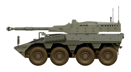 DAF YP-458 (Tank destroyer concept based on the DAF YP-458, using the Cockerill 3105 turret)