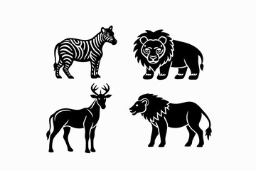 Set of animals