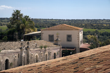 Exploring the Serene Beauty of Ragusa in Sicily During a Sunny Afternoon, Italy