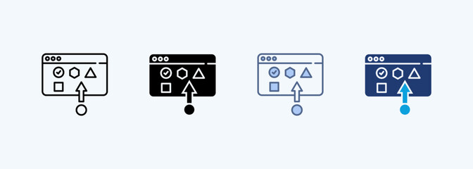 Template Matching Multiple Style Icon