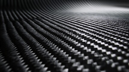 Obraz premium Detailed Examination of Carbon Fiber Weaving