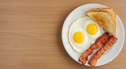 Sunny-Side Up Perfection: A Classic American Breakfast