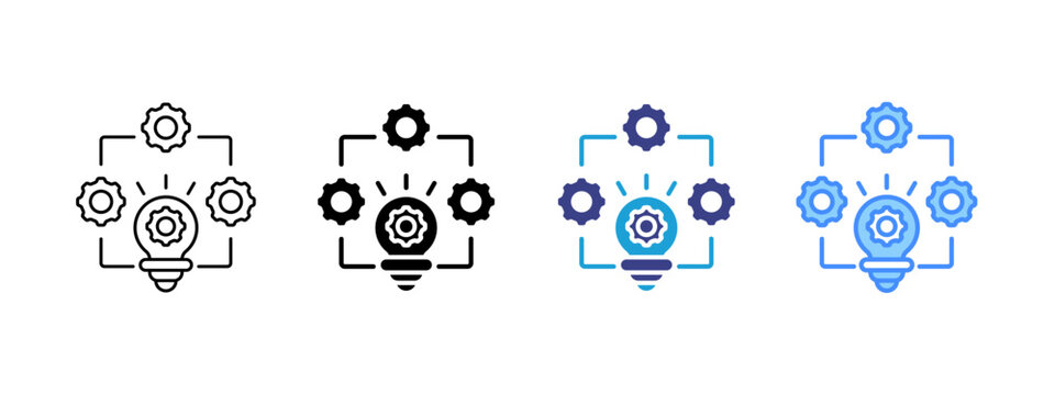 Implementation Multipel Icon Set.