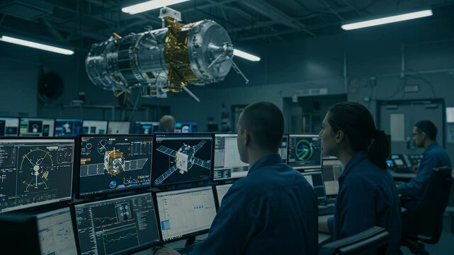 Space station control room
