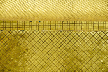 Textured Golden Mosaic Pattern for Elegant Design Projects
