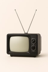 Retro Black TV Set