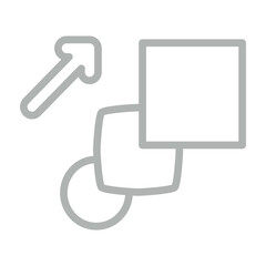 Morph Vector Line Grey Icon Design