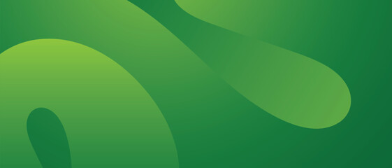 modern green wavy background. flowing green abstract design. abstract green fluid shapes. vector illustration