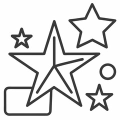Obraz premium vector star icon