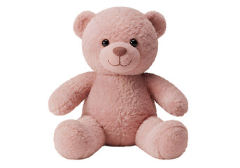 Fototapeta premium Pink Plush Teddy Bear isolated on transparent background