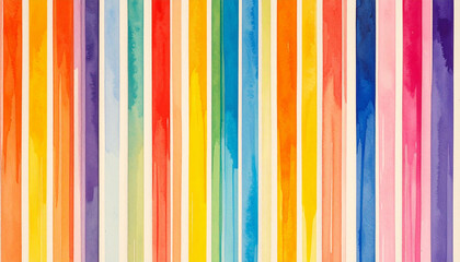this image presents an array of watercolor style stripes. the lines, which vary slightly in width, are arranged vertically