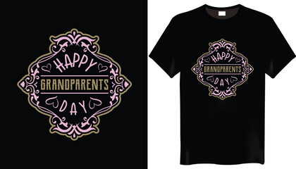 Happy Grandparents Day T-Shirt Design