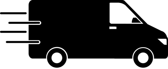 van with delivery icon