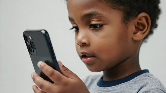 子供とスマホ　幼児の好奇心、デジタル体験、現代の子供　安全なIT知識　