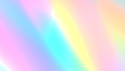 Obraz premium Prism rainbow light leak overlay, soft chromatic dispersion.