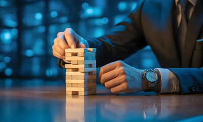 Strategic Risk Management A Jenga Analogy for Business Success
