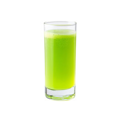 Refreshing Green Juice in a Glass