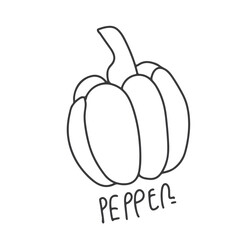 Coloring book for kids vegetables outline cartoon. preschool education