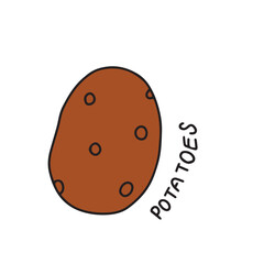 Kawaii cartoon vegetables isolated on wite background. cucumber, carrot, tomato, pepper, onion, potatoes, chili, eggplant