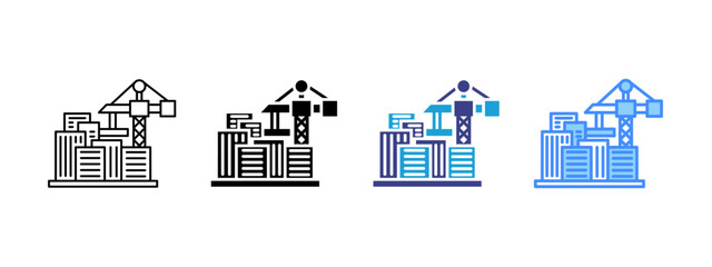 Construction Multipel Icon Set.