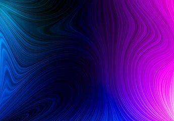 Abstract background of dark blue pink gradient curve pattern. Product pattern design illustration. Header cover backdrop element.