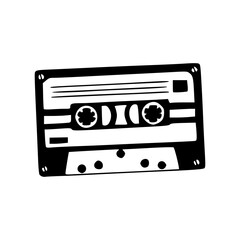 classic mixtape vector illustration
