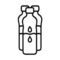 Simple black and white taco icon in doodle style, perfect for food apps, Mexican restaurant branding, and menu design
