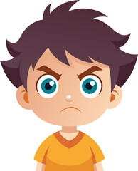 Obraz premium Frowning Kid Avatar
