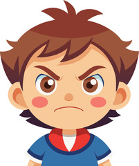 Obraz premium Angry Fighter Kid