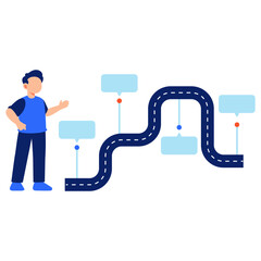 Confident Person Standing Under Spotlight in a Clean Modern Minimalist Environment