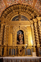 Interior of Church of Saint John the Evangelist of the College of Funchal, Madeira, Portugal