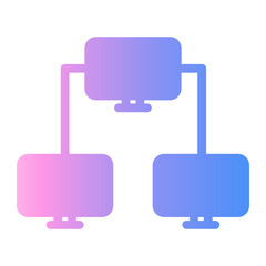 Fototapeta premium working Gradient icon
