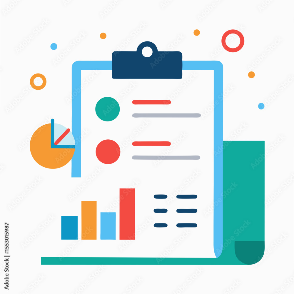 Poster data analysis and reporting with charts and graphs