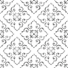 Ethnic background on the theme of Uzbek, Kazakh national ornament, Islamic pattern, seamless pattern, vector design
