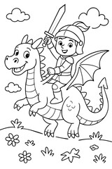 Fun and Easy Coloring Page for Kids