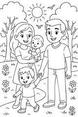 Fun and Easy Coloring Page for Kids
