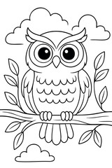 Fun and Easy Coloring Page for Kids