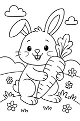 Fun and Easy Coloring Page for Kids