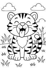 Fun and Easy Coloring Page for Kids