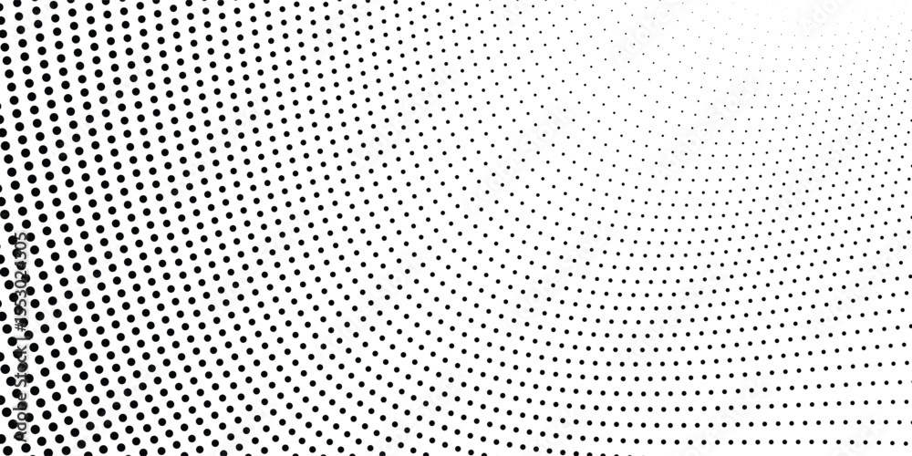 Wall mural wave 3d. wave of particles. futuristic point wave. design for poster. technology vector background.