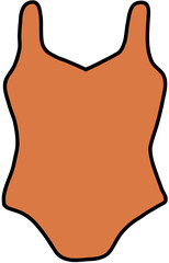 vector illustration of a swimsuit