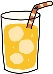 glass of fruit juice