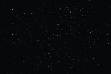 Winter snowfall isolated snowflakes transparent illustration background