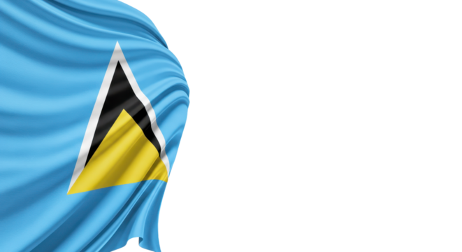 Close-up of the national flag of Grenada. - Powered by Adobe