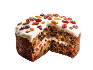  fruit cake isolated on transparent background png