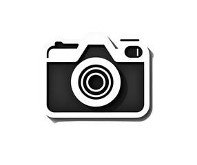 Vintage Style Camera with Modern Lens.