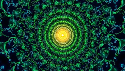 Obraz premium A mesmerizing tapestry of interlocking geometric shapes unfolds in vibrant hues