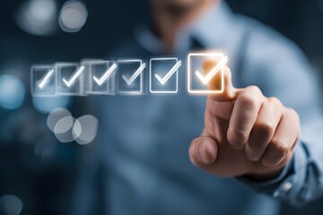 Digital Checklist and Task Completion.