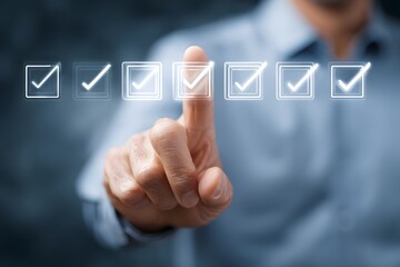 Completing Checklist Business Process Digital Task Management.
